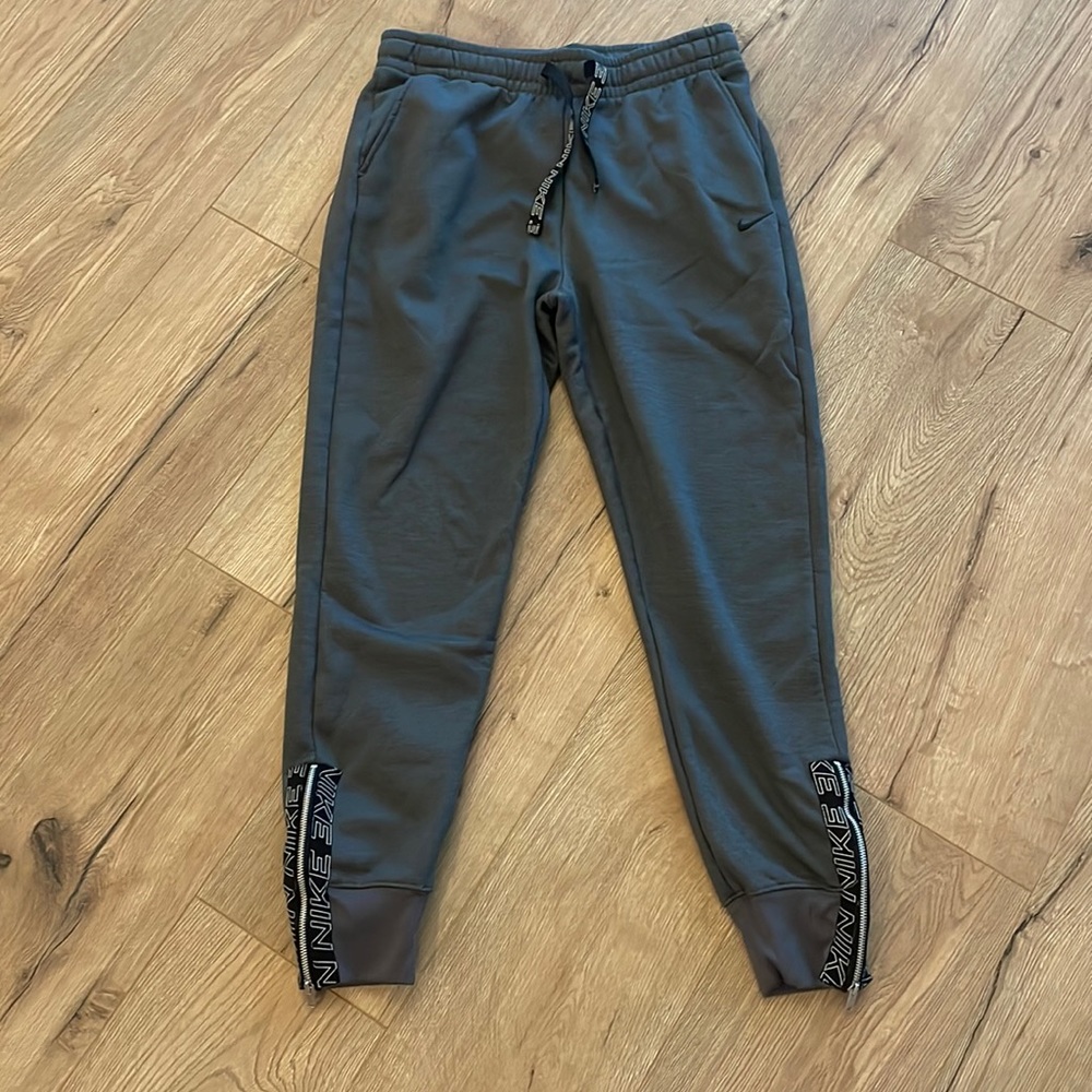 Nike grey womens joggers - thermafit